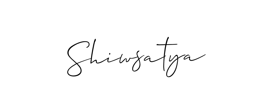 Design your own signature with our free online signature maker. With this signature software, you can create a handwritten (Allison_Script) signature for name Shiwsatya. Shiwsatya signature style 2 images and pictures png