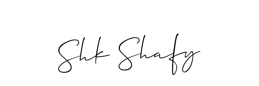 You should practise on your own different ways (Allison_Script) to write your name (Shk Shafy) in signature. don't let someone else do it for you. Shk Shafy signature style 2 images and pictures png