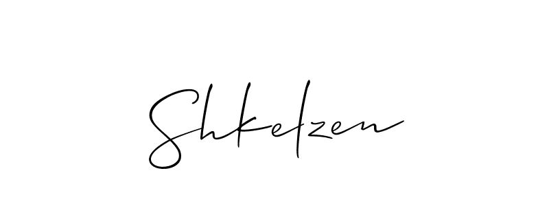if you are searching for the best signature style for your name Shkelzen. so please give up your signature search. here we have designed multiple signature styles  using Allison_Script. Shkelzen signature style 2 images and pictures png