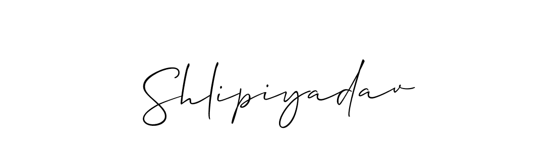 It looks lik you need a new signature style for name Shlipiyadav. Design unique handwritten (Allison_Script) signature with our free signature maker in just a few clicks. Shlipiyadav signature style 2 images and pictures png