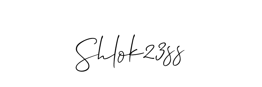 Best and Professional Signature Style for Shlok23ss. Allison_Script Best Signature Style Collection. Shlok23ss signature style 2 images and pictures png