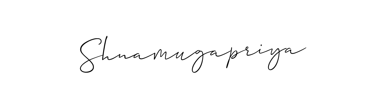 if you are searching for the best signature style for your name Shnamugapriya. so please give up your signature search. here we have designed multiple signature styles  using Allison_Script. Shnamugapriya signature style 2 images and pictures png