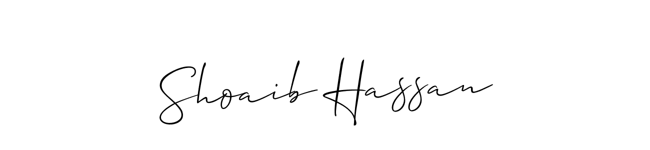 How to Draw Shoaib Hassan signature style? Allison_Script is a latest design signature styles for name Shoaib Hassan. Shoaib Hassan signature style 2 images and pictures png