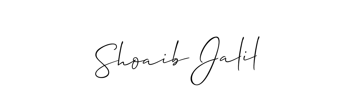 Best and Professional Signature Style for Shoaib Jalil. Allison_Script Best Signature Style Collection. Shoaib Jalil signature style 2 images and pictures png