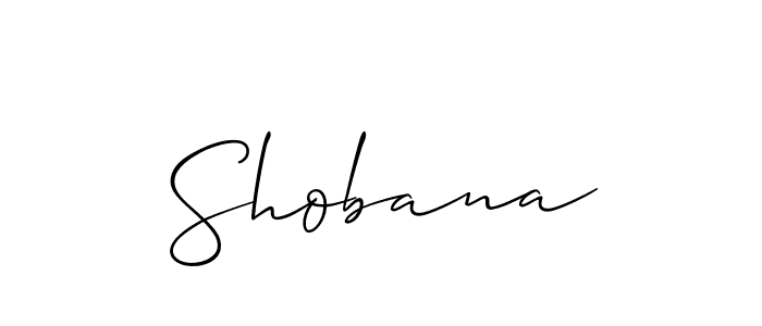 It looks lik you need a new signature style for name Shobana. Design unique handwritten (Allison_Script) signature with our free signature maker in just a few clicks. Shobana signature style 2 images and pictures png