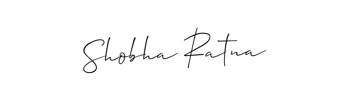 Make a short Shobha Ratna signature style. Manage your documents anywhere anytime using Allison_Script. Create and add eSignatures, submit forms, share and send files easily. Shobha Ratna signature style 2 images and pictures png