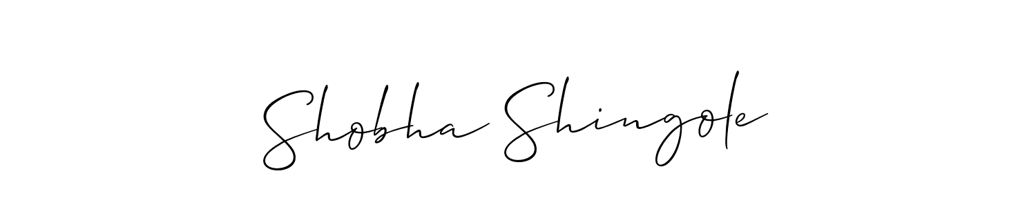 Shobha Shingole stylish signature style. Best Handwritten Sign (Allison_Script) for my name. Handwritten Signature Collection Ideas for my name Shobha Shingole. Shobha Shingole signature style 2 images and pictures png