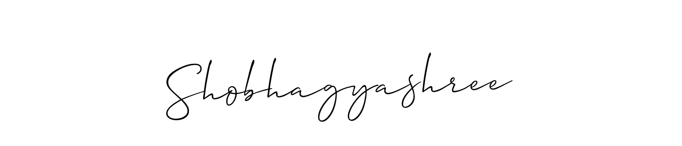 Shobhagyashree stylish signature style. Best Handwritten Sign (Allison_Script) for my name. Handwritten Signature Collection Ideas for my name Shobhagyashree. Shobhagyashree signature style 2 images and pictures png