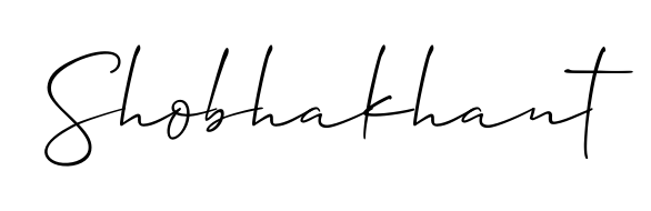 Designed for modern professionals: Shobhakhant name signature crafted with Allison_Script script. Ready for digital PDF workflows. Shobhakhant signature style 2 images and pictures png