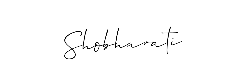 Once you've used our free online signature maker to create your best signature Allison_Script style, it's time to enjoy all of the benefits that Shobhavati name signing documents. Shobhavati signature style 2 images and pictures png