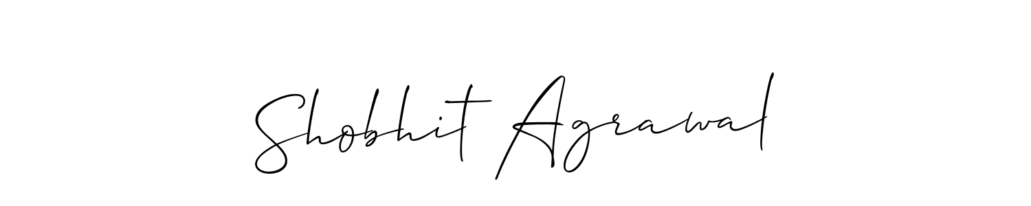 Make a beautiful signature design for name Shobhit Agrawal. Use this online signature maker to create a handwritten signature for free. Shobhit Agrawal signature style 2 images and pictures png