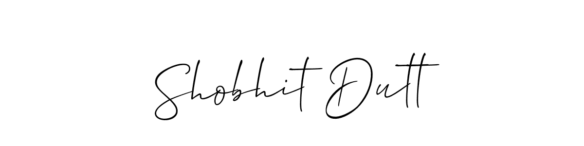 How to Draw Shobhit Dutt signature style? Allison_Script is a latest design signature styles for name Shobhit Dutt. Shobhit Dutt signature style 2 images and pictures png