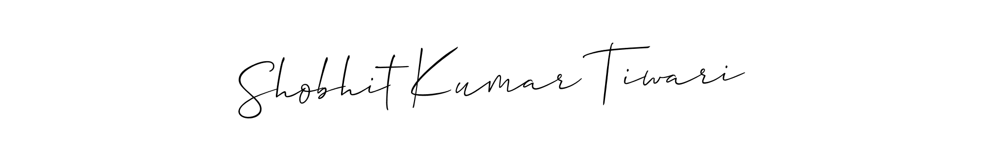 Create a beautiful signature design for name Shobhit Kumar Tiwari. With this signature (Allison_Script) fonts, you can make a handwritten signature for free. Shobhit Kumar Tiwari signature style 2 images and pictures png