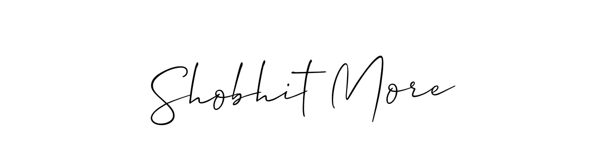 Best and Professional Signature Style for Shobhit More. Allison_Script Best Signature Style Collection. Shobhit More signature style 2 images and pictures png