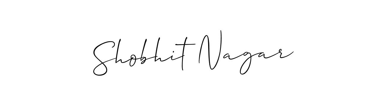 The best way (Allison_Script) to make a short signature is to pick only two or three words in your name. The name Shobhit Nagar include a total of six letters. For converting this name. Shobhit Nagar signature style 2 images and pictures png