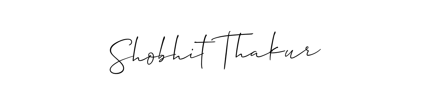 Make a beautiful signature design for name Shobhit Thakur. With this signature (Allison_Script) style, you can create a handwritten signature for free. Shobhit Thakur signature style 2 images and pictures png