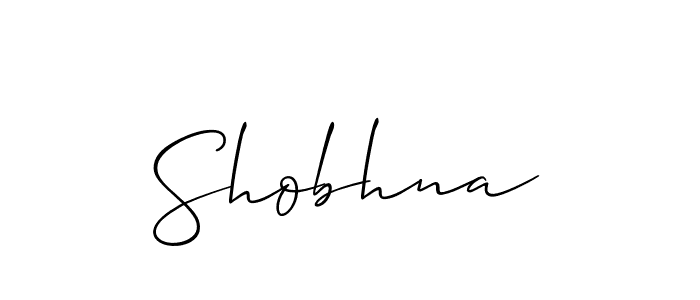 It looks lik you need a new signature style for name Shobhna. Design unique handwritten (Allison_Script) signature with our free signature maker in just a few clicks. Shobhna signature style 2 images and pictures png