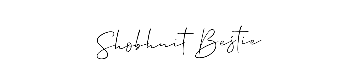 Make a short Shobhnit Bestie signature style. Manage your documents anywhere anytime using Allison_Script. Create and add eSignatures, submit forms, share and send files easily. Shobhnit Bestie signature style 2 images and pictures png