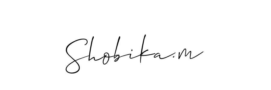 Here are the top 10 professional signature styles for the name Shobika.m. These are the best autograph styles you can use for your name. Shobika.m signature style 2 images and pictures png