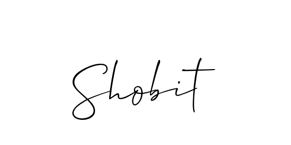 Also we have Shobit name is the best signature style. Create professional handwritten signature collection using Allison_Script autograph style. Shobit signature style 2 images and pictures png