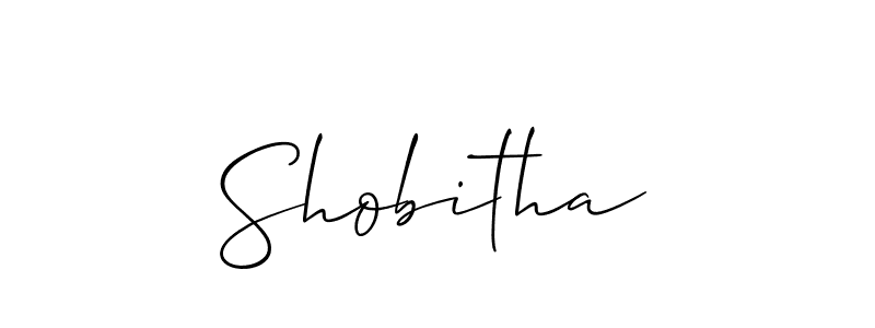 Shobitha stylish signature style. Best Handwritten Sign (Allison_Script) for my name. Handwritten Signature Collection Ideas for my name Shobitha. Shobitha signature style 2 images and pictures png