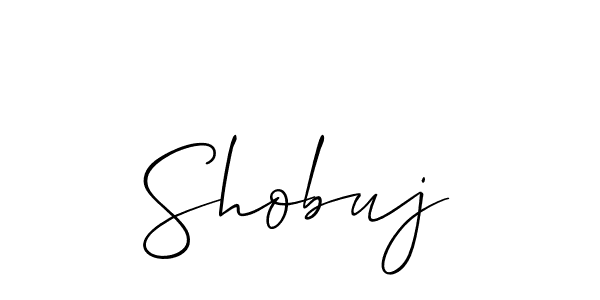 The best way (Allison_Script) to make a short signature is to pick only two or three words in your name. The name Shobuj include a total of six letters. For converting this name. Shobuj signature style 2 images and pictures png