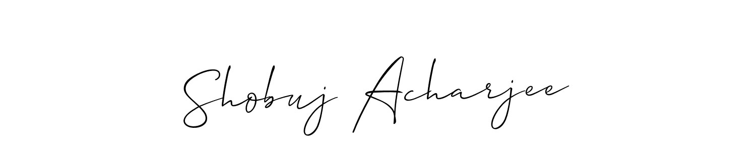 The best way (Allison_Script) to make a short signature is to pick only two or three words in your name. The name Shobuj Acharjee include a total of six letters. For converting this name. Shobuj Acharjee signature style 2 images and pictures png