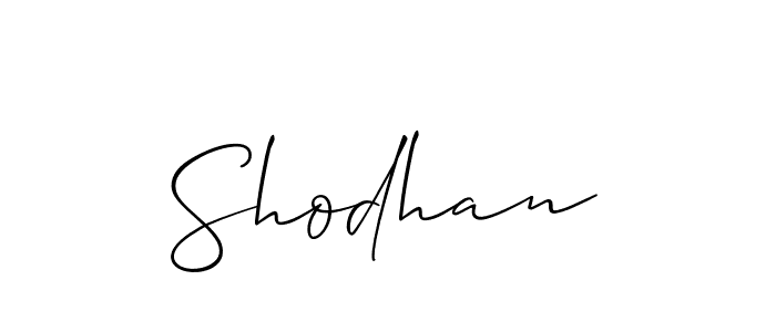 How to make Shodhan name signature. Use Allison_Script style for creating short signs online. This is the latest handwritten sign. Shodhan signature style 2 images and pictures png