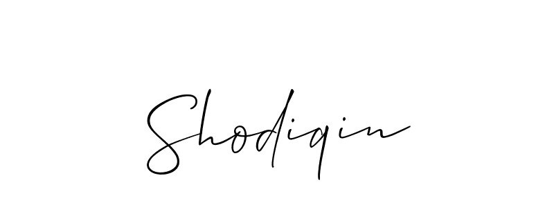 Also You can easily find your signature by using the search form. We will create Shodiqin name handwritten signature images for you free of cost using Allison_Script sign style. Shodiqin signature style 2 images and pictures png