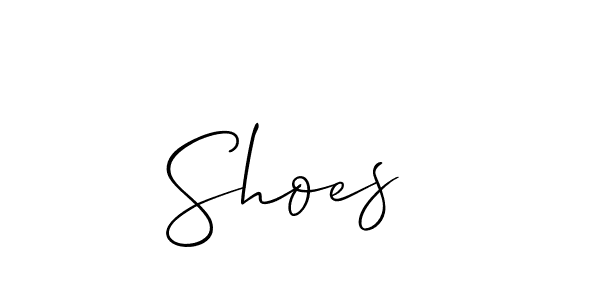 Design your own signature with our free online signature maker. With this signature software, you can create a handwritten (Allison_Script) signature for name Shoes . Shoes  signature style 2 images and pictures png