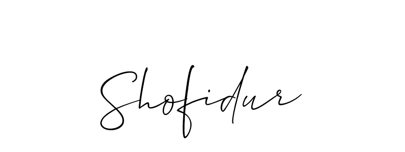 Allison_Script is a professional signature style that is perfect for those who want to add a touch of class to their signature. It is also a great choice for those who want to make their signature more unique. Get Shofidur name to fancy signature for free. Shofidur signature style 2 images and pictures png