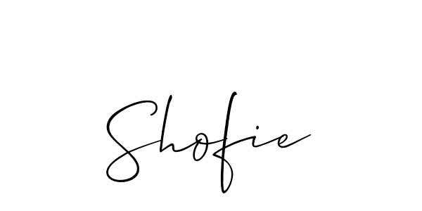 Make a short Shofie signature style. Manage your documents anywhere anytime using Allison_Script. Create and add eSignatures, submit forms, share and send files easily. Shofie signature style 2 images and pictures png