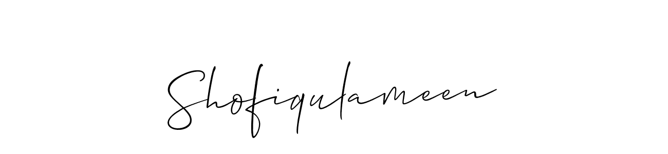 You should practise on your own different ways (Allison_Script) to write your name (Shofiqulameen) in signature. don't let someone else do it for you. Shofiqulameen signature style 2 images and pictures png