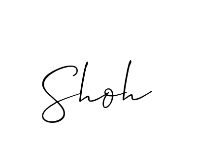 Once you've used our free online signature maker to create your best signature Allison_Script style, it's time to enjoy all of the benefits that Shoh name signing documents. Shoh signature style 2 images and pictures png