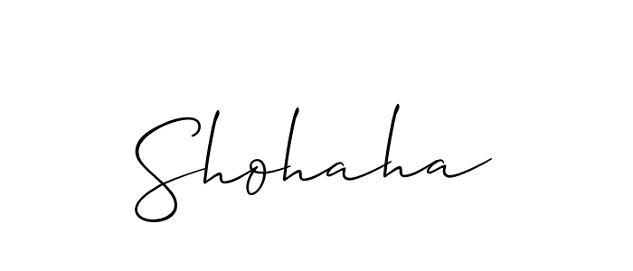 Best and Professional Signature Style for Shohaha. Allison_Script Best Signature Style Collection. Shohaha signature style 2 images and pictures png