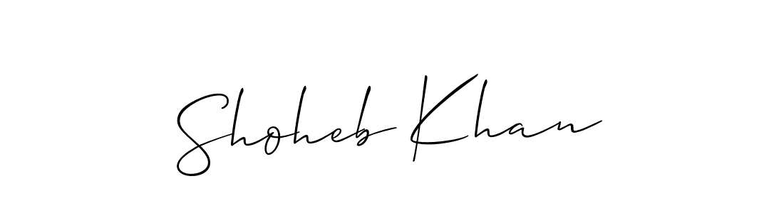 Best and Professional Signature Style for Shoheb Khan. Allison_Script Best Signature Style Collection. Shoheb Khan signature style 2 images and pictures png