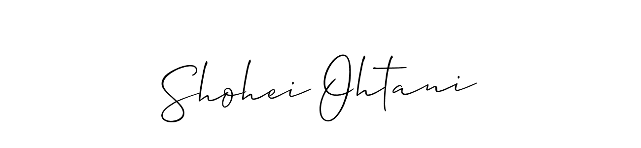 How to make Shohei Ohtani name signature. Use Allison_Script style for creating short signs online. This is the latest handwritten sign. Shohei Ohtani signature style 2 images and pictures png