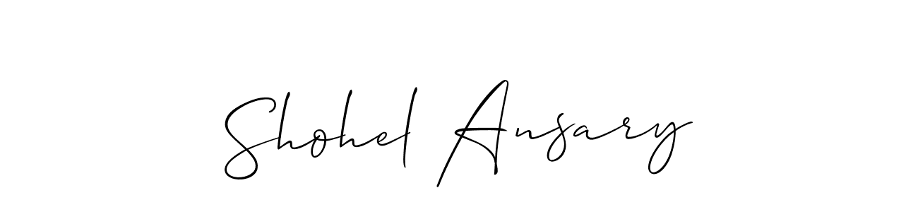 Make a short Shohel Ansary signature style. Manage your documents anywhere anytime using Allison_Script. Create and add eSignatures, submit forms, share and send files easily. Shohel Ansary signature style 2 images and pictures png