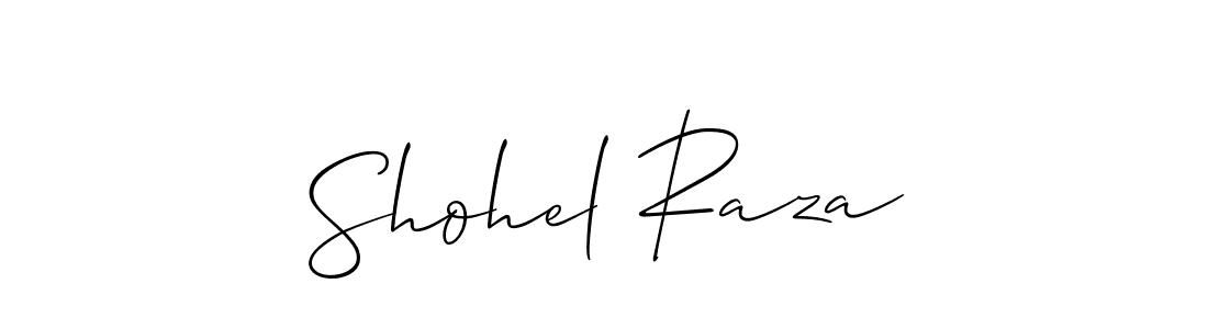 if you are searching for the best signature style for your name Shohel Raza. so please give up your signature search. here we have designed multiple signature styles  using Allison_Script. Shohel Raza signature style 2 images and pictures png