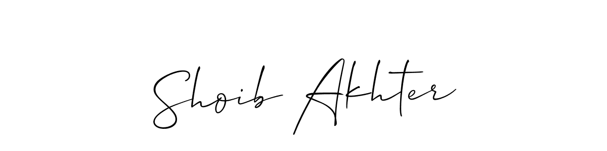 Make a beautiful signature design for name Shoib Akhter. Use this online signature maker to create a handwritten signature for free. Shoib Akhter signature style 2 images and pictures png