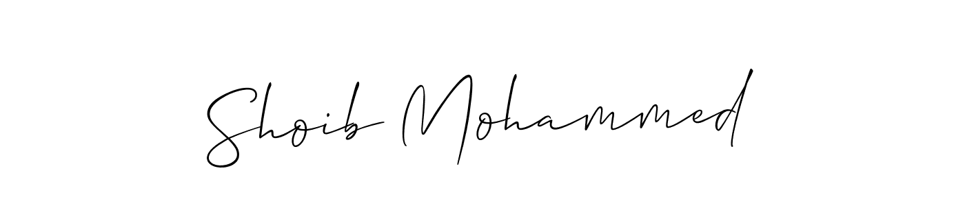 Also You can easily find your signature by using the search form. We will create Shoib Mohammed name handwritten signature images for you free of cost using Allison_Script sign style. Shoib Mohammed signature style 2 images and pictures png