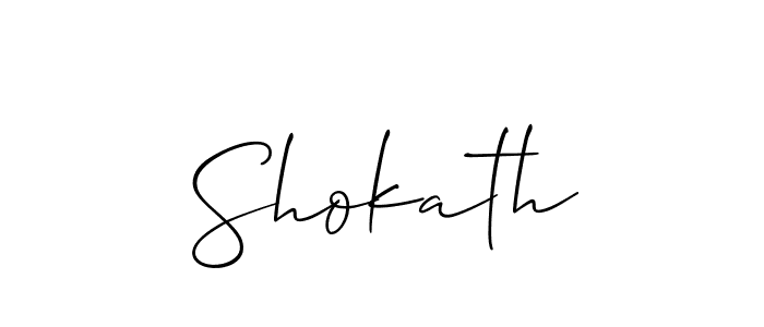 You can use this online signature creator to create a handwritten signature for the name Shokath. This is the best online autograph maker. Shokath signature style 2 images and pictures png