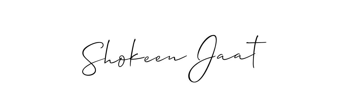 Make a beautiful signature design for name Shokeen Jaat. Use this online signature maker to create a handwritten signature for free. Shokeen Jaat signature style 2 images and pictures png