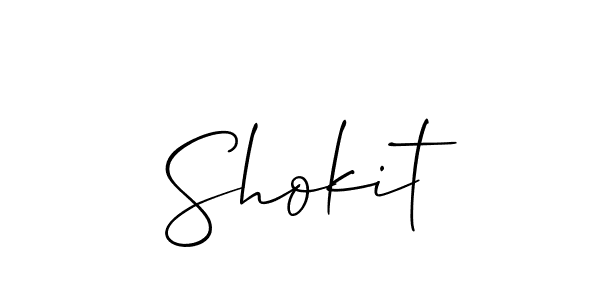 You should practise on your own different ways (Allison_Script) to write your name (Shokit) in signature. don't let someone else do it for you. Shokit signature style 2 images and pictures png