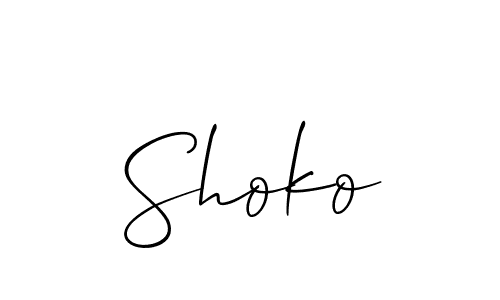 It looks lik you need a new signature style for name Shoko. Design unique handwritten (Allison_Script) signature with our free signature maker in just a few clicks. Shoko signature style 2 images and pictures png
