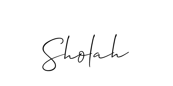 Also You can easily find your signature by using the search form. We will create Sholah name handwritten signature images for you free of cost using Allison_Script sign style. Sholah signature style 2 images and pictures png