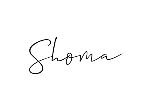 Allison_Script is a professional signature style that is perfect for those who want to add a touch of class to their signature. It is also a great choice for those who want to make their signature more unique. Get Shoma name to fancy signature for free. Shoma signature style 2 images and pictures png