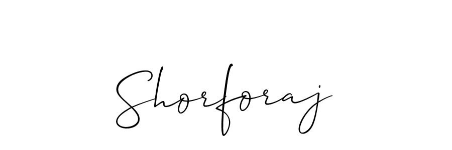 Use a signature maker to create a handwritten signature online. With this signature software, you can design (Allison_Script) your own signature for name Shorforaj. Shorforaj signature style 2 images and pictures png