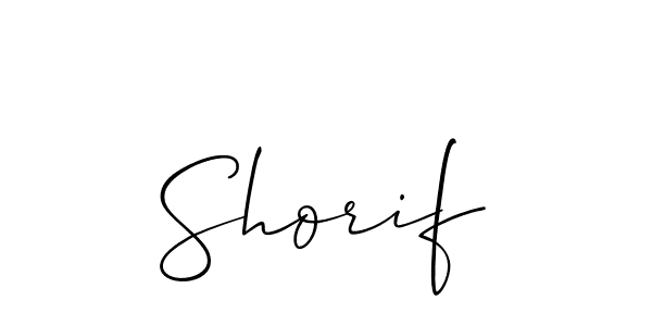 if you are searching for the best signature style for your name Shorif. so please give up your signature search. here we have designed multiple signature styles  using Allison_Script. Shorif signature style 2 images and pictures png