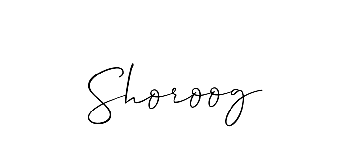 Allison_Script is a professional signature style that is perfect for those who want to add a touch of class to their signature. It is also a great choice for those who want to make their signature more unique. Get Shoroog name to fancy signature for free. Shoroog signature style 2 images and pictures png